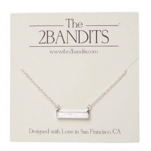 Elegant Simple Stone Necklace - The2Bandits